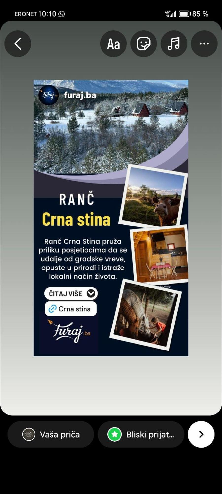 Villa Ranc Crna Stina à Livno Extérieur photo